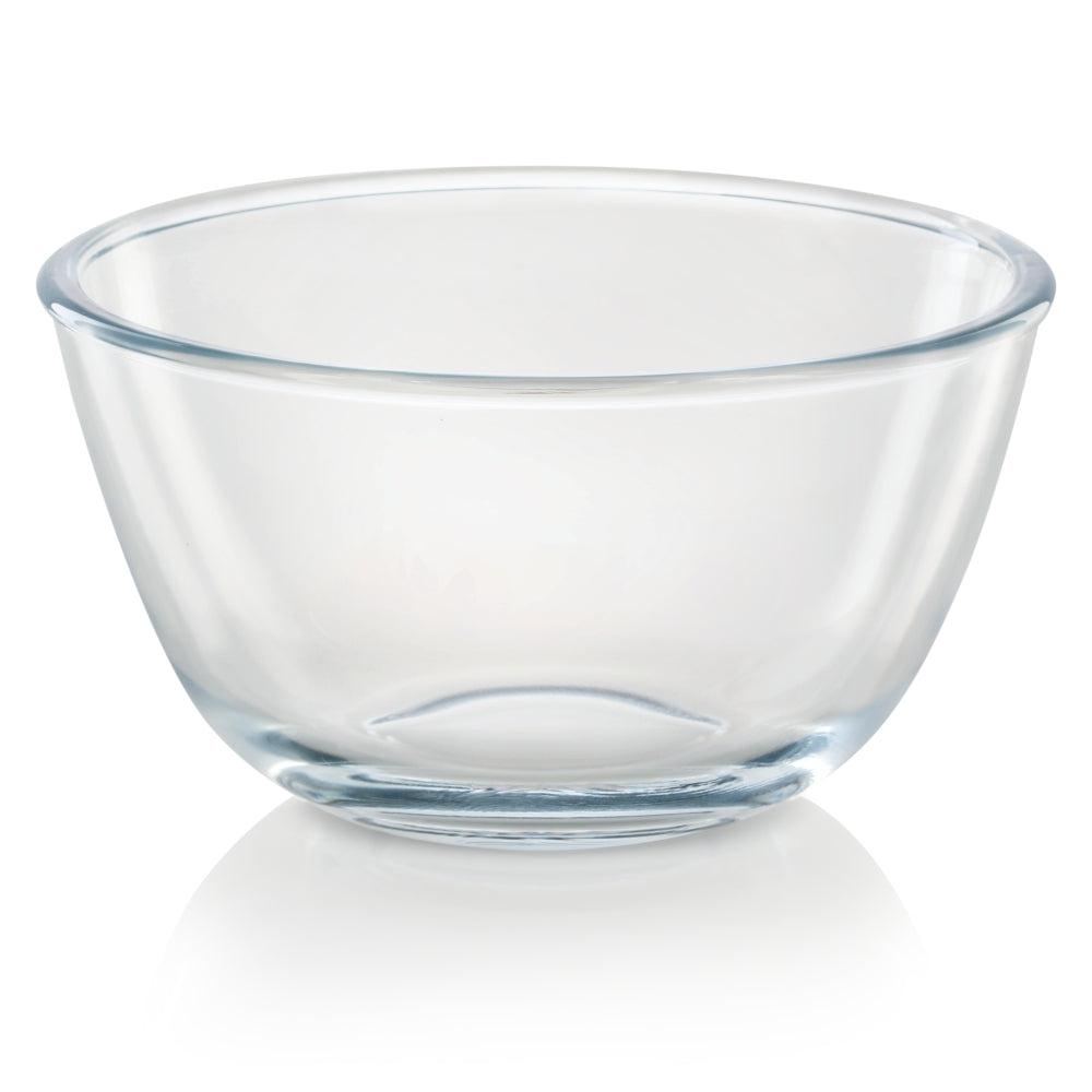 Borosil Mixing & Serving Bowl, Blue Lid, 1.3L