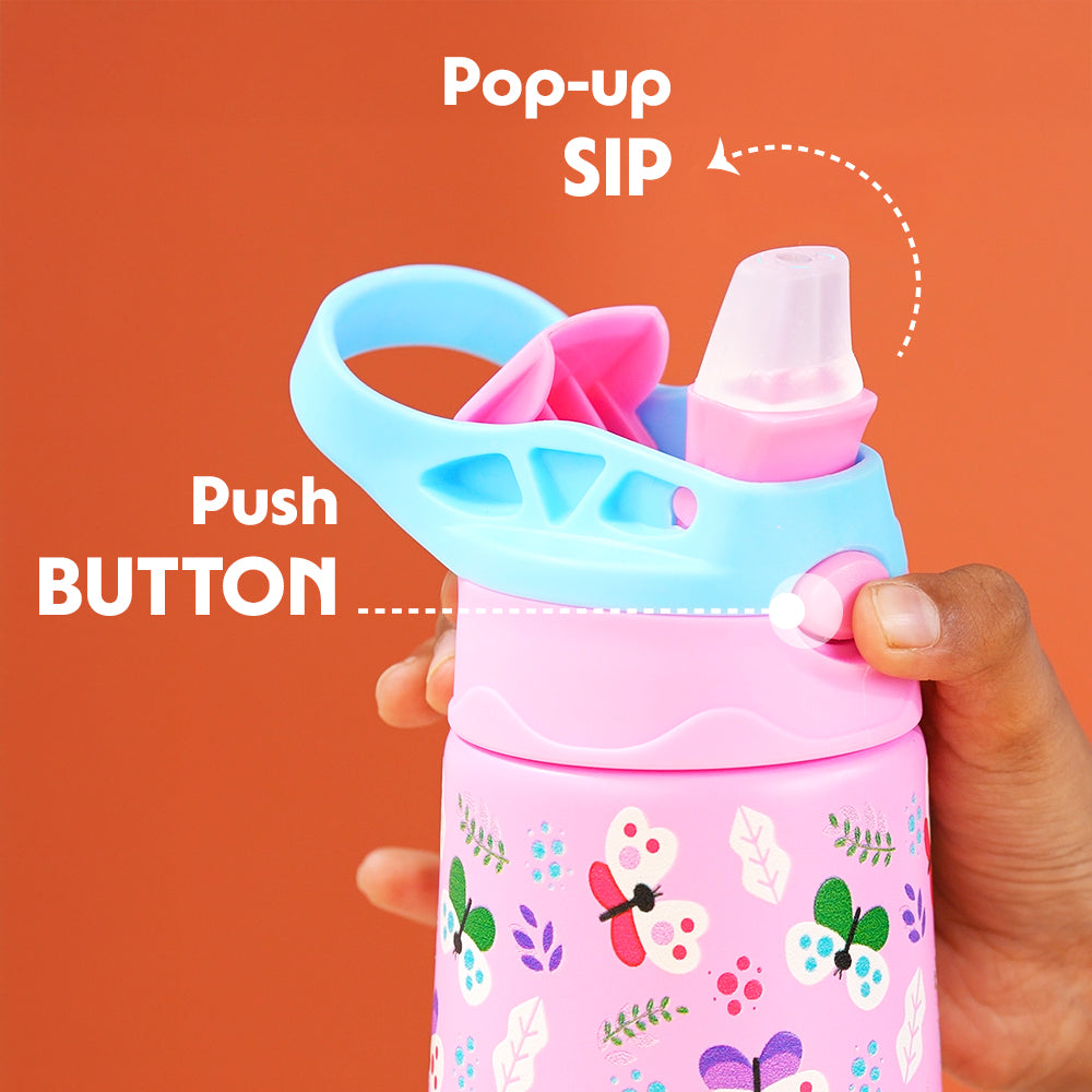 Borosil Butterfly Kids Sipper, 330ml