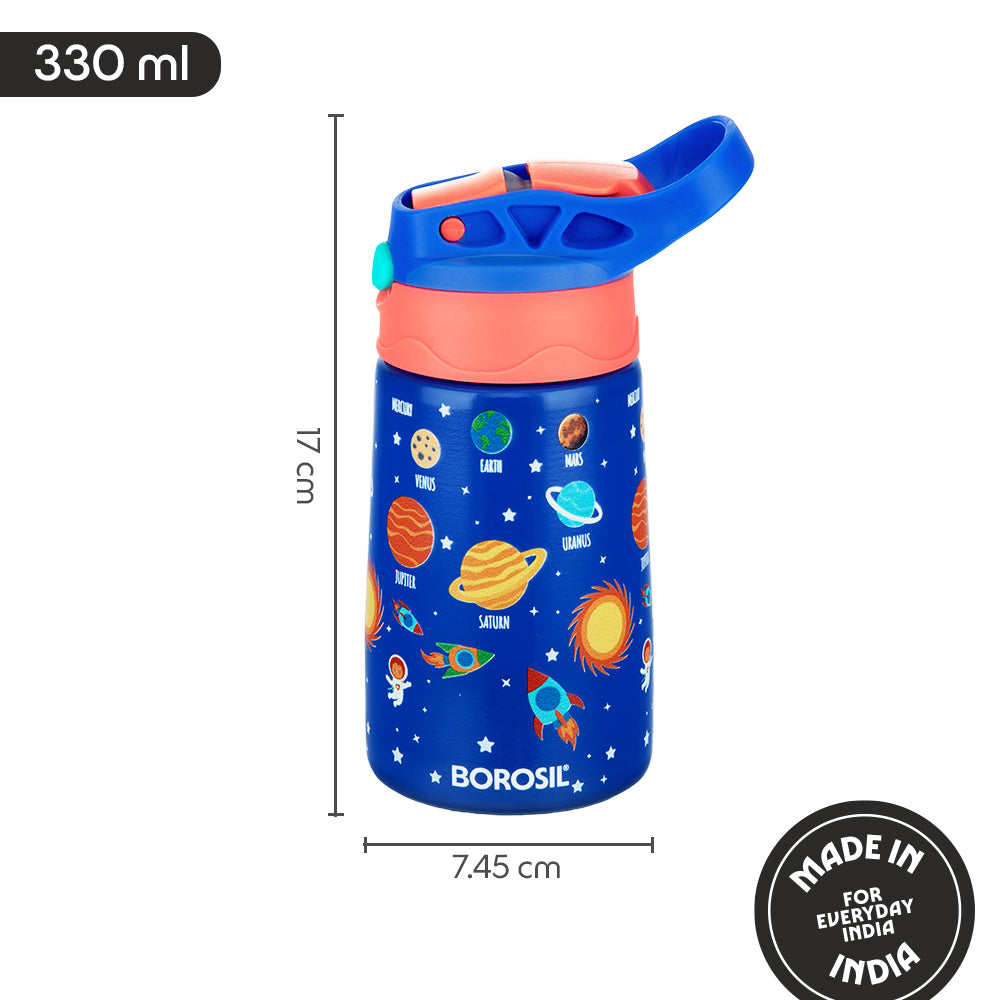 Borosil Space Kids Sipper, 330ml
