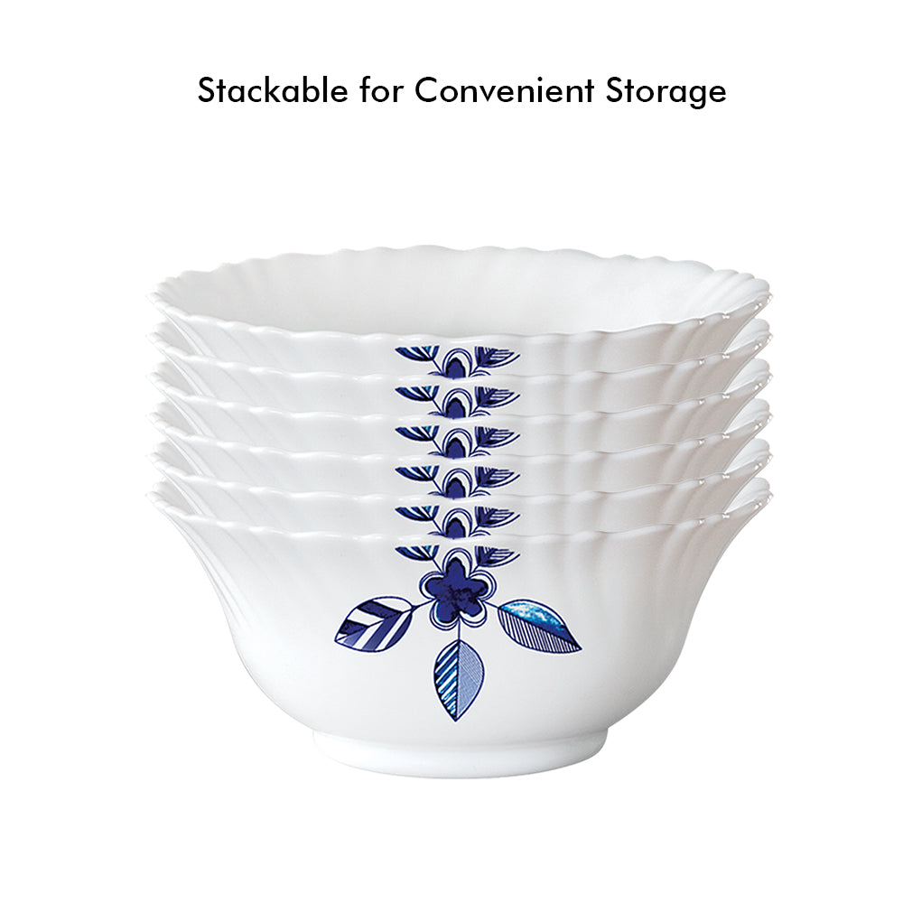 Larah by Borosil Morning Glory 35 pc Dinner Set