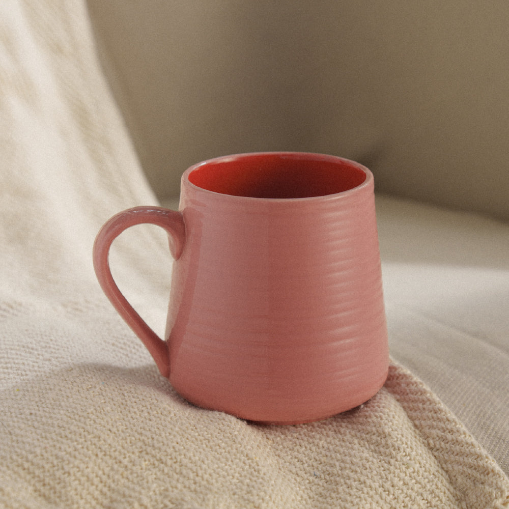 Porcelia Bello Mug, Blush - Set of 2