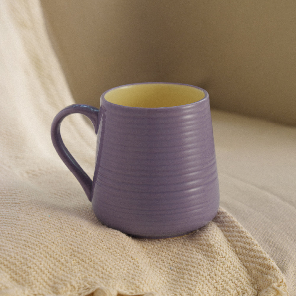 Porcelia Bello Mug, Lavender - Set of 2