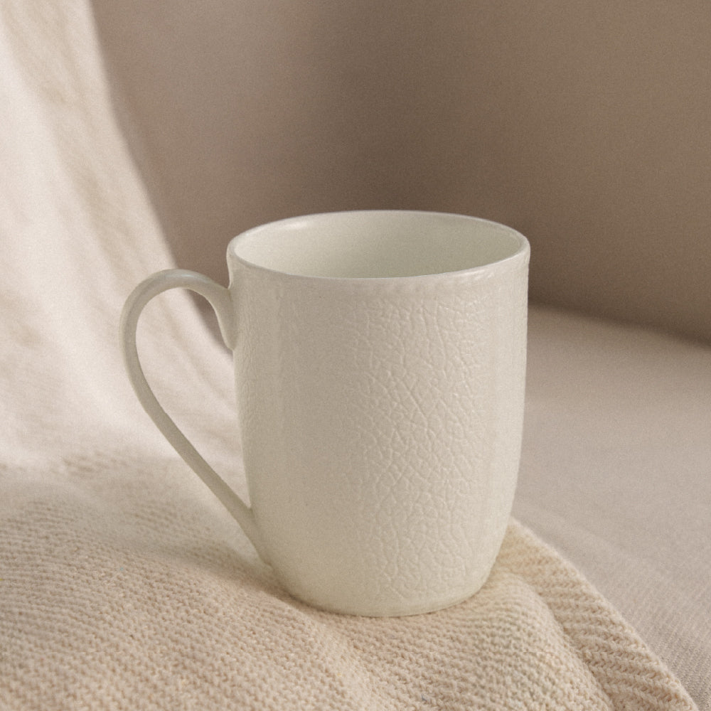 Porcelia Elva Mug, Ivory - Set of 2
