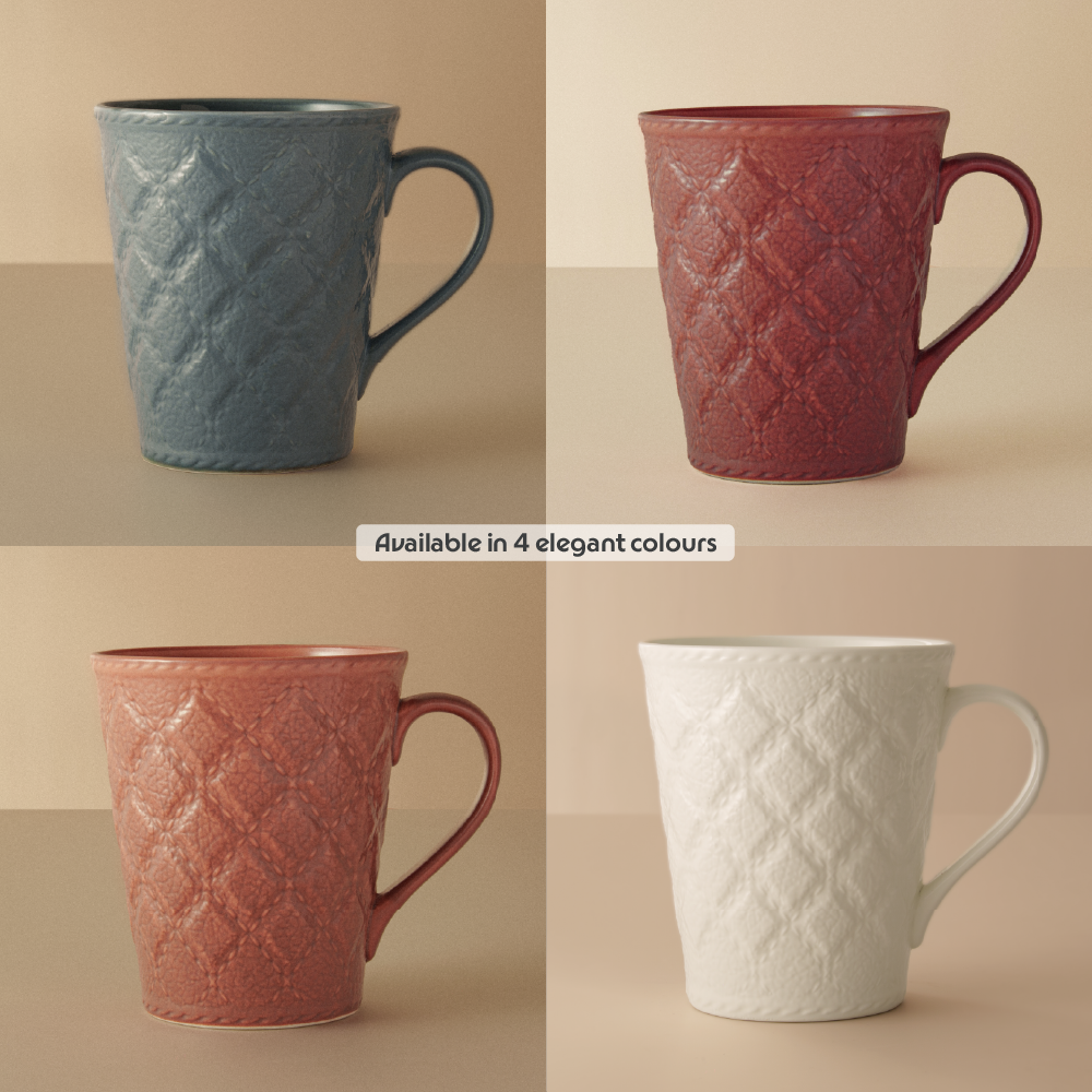 Velvetto Porcelia Mug, Ash