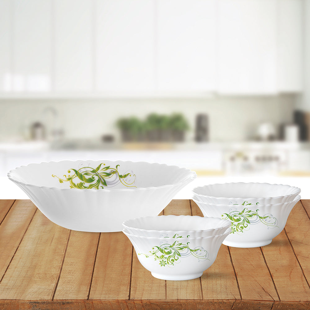 Larah by Borosil Erba Pudding Set, 7 pc (Large)