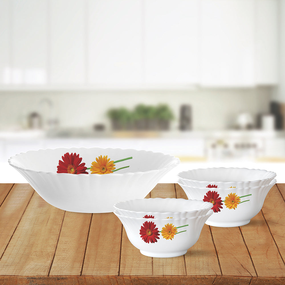 Larah by Borosil Zinnia Pudding Set, 5 pc