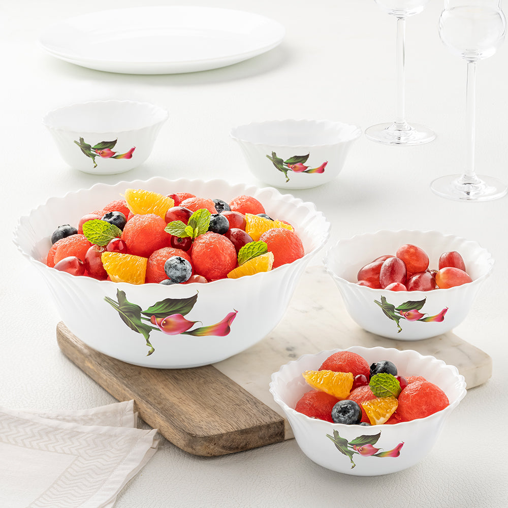 Larah by Borosil Stargazer Pudding Set, 5 pc (Mini)