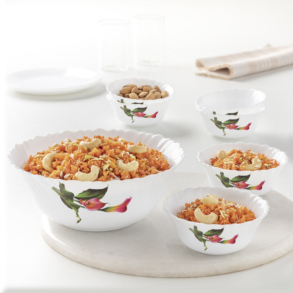Larah by Borosil Stargazer Pudding Set, 5 pc (Mini)