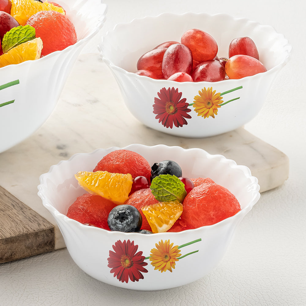 Larah by Borosil Zinnia Pudding Set, 5 pc