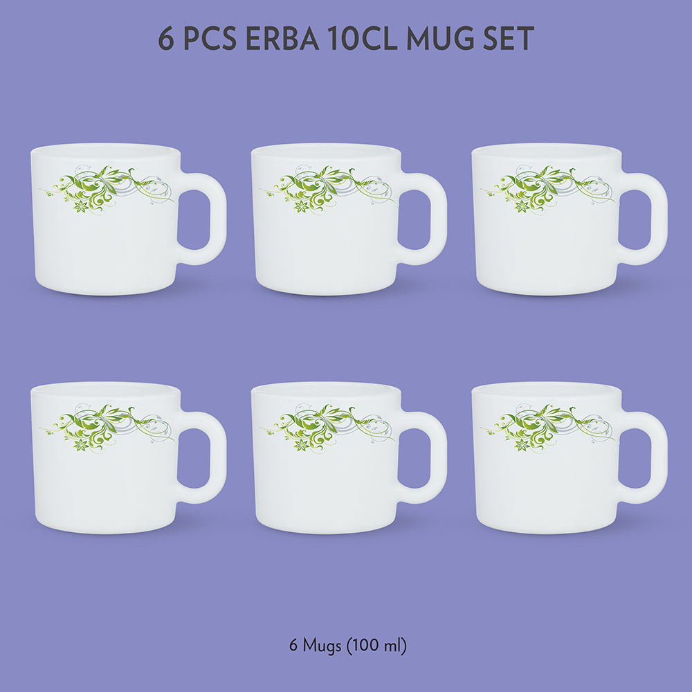 Larah by Borosil Erba Mug Set, 240ml x 2