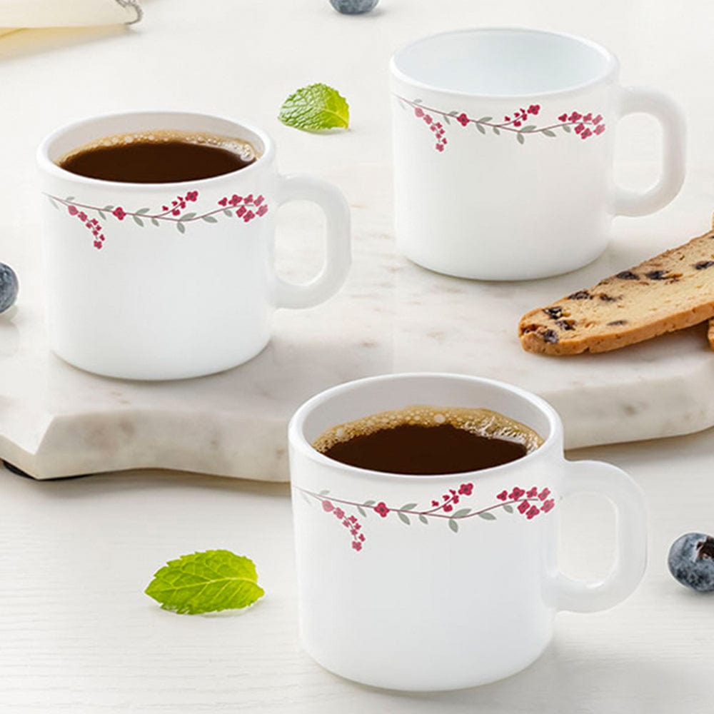 Larah by Borosil Verona Mug Set, 12 x 180ml