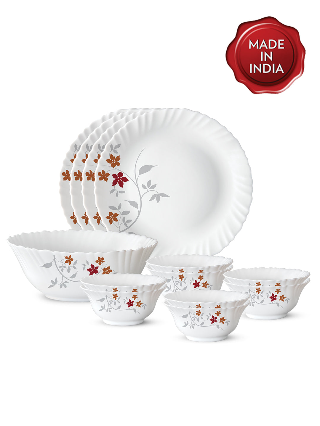 Larah by Borosil, Rosalie Dinner Set, 34 pc