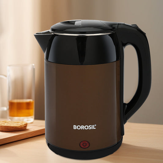 My Borosil Electric Kettles Borosil Cooltouch Electric Kettle Brown, 1.8L