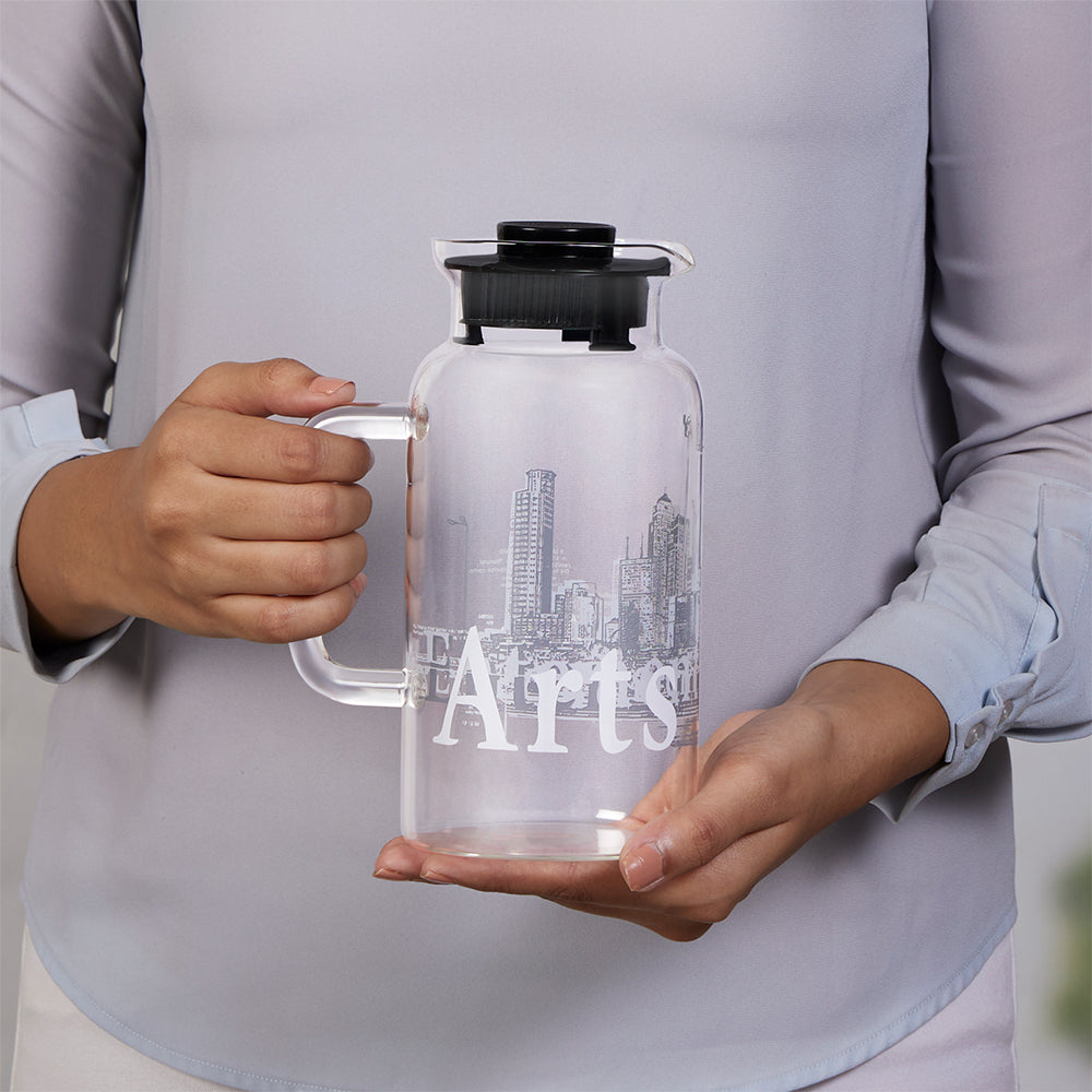 Roma Multipurpose Jug w Glasses, 1L + 295ml x 2