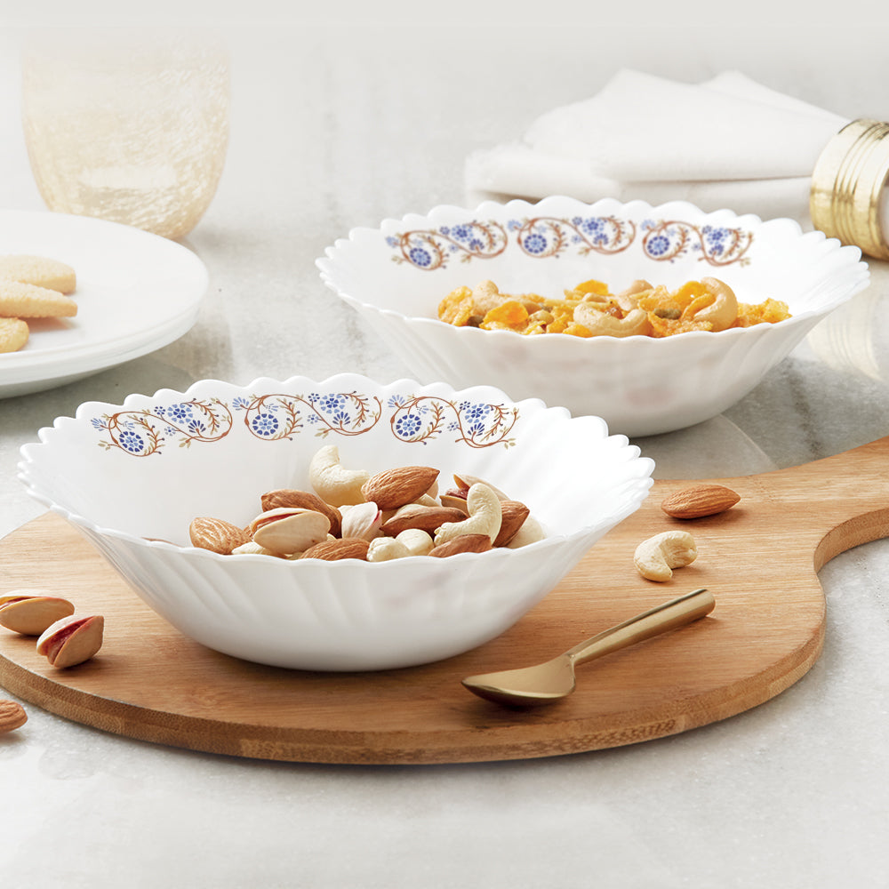 Larah by Borosil Mist Multipurpose Bowl, 2 pc Set