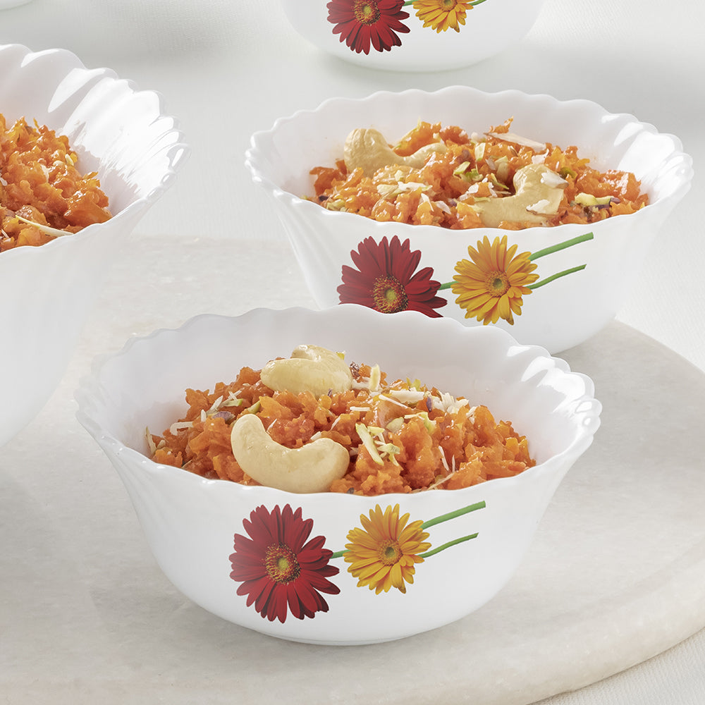 Larah by Borosil Zinnia Pudding Set, 5 pc
