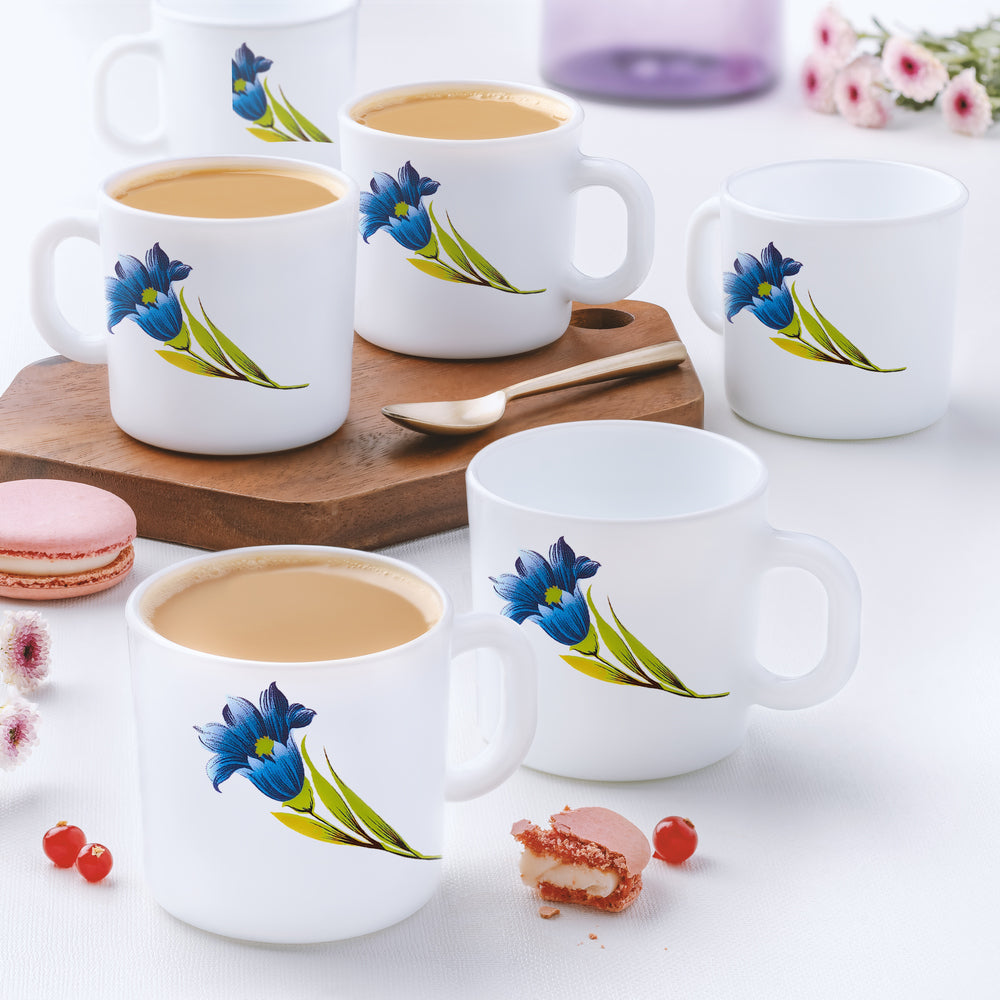 Larah by Borosil Nina Mug Set, 240ml x 2