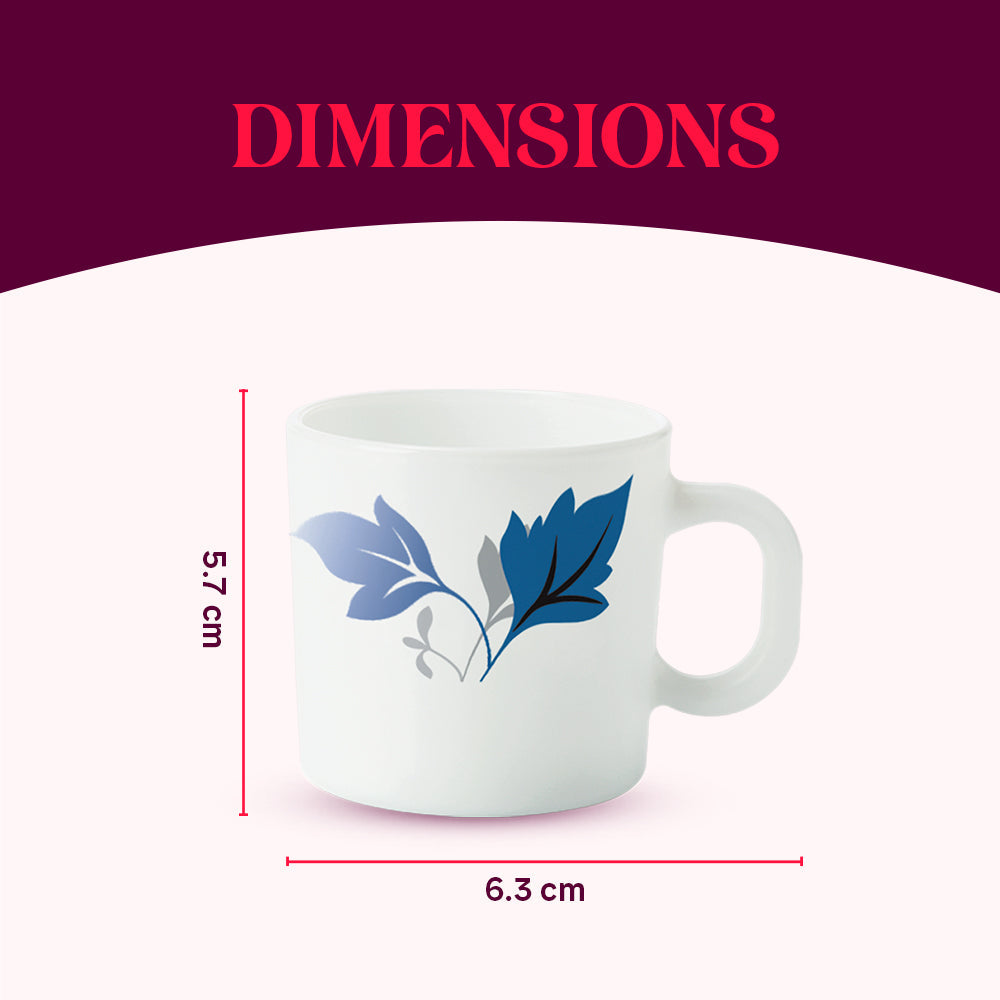 Larah by Borosil Ageria Mug Set, 240ml x 2