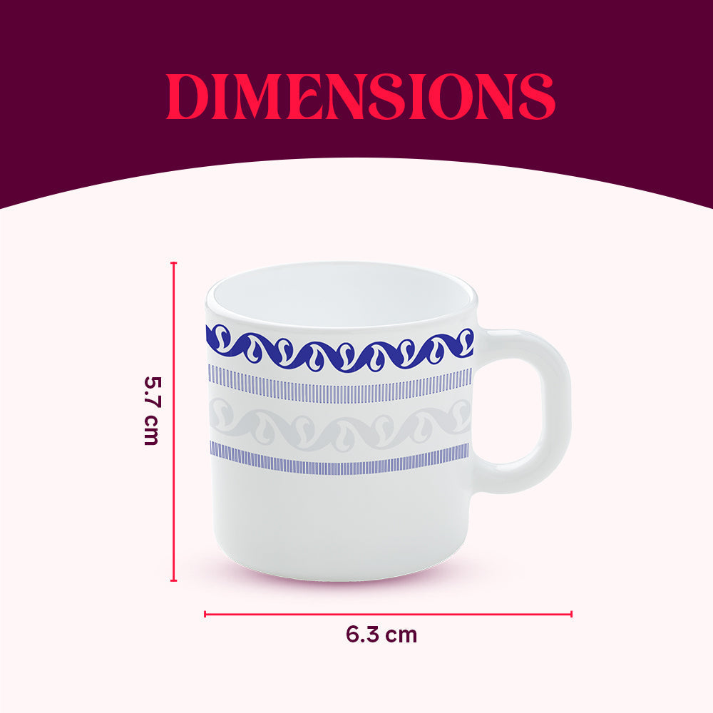 Jazzblue Mug Set, 320ml x 4
