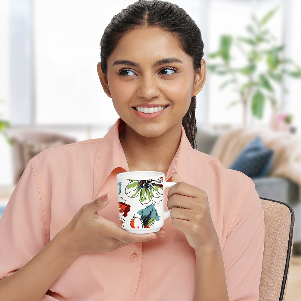 Larah by Borosil Bali Mug Set, 240ml x 2