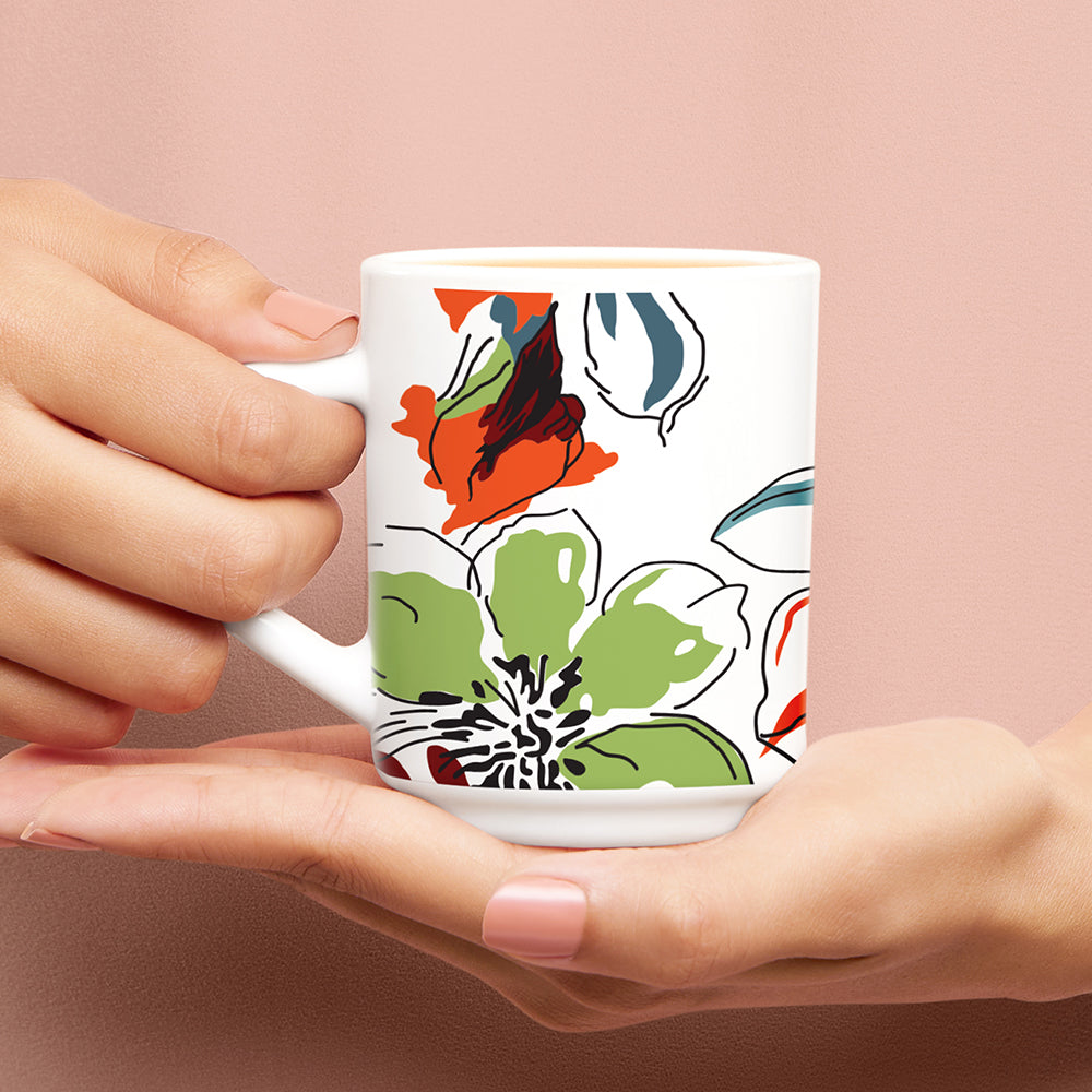 Larah by Borosil Bali Mug Set, 240ml x 2