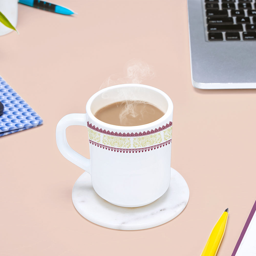 Larah by Borosil Elega Mug Set, 320ml x 4