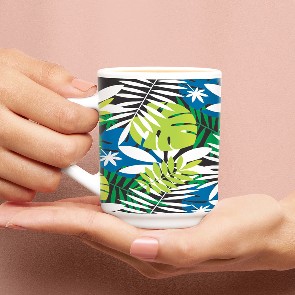 Larah by Borosil Forest Mug Set, 240ml x 2