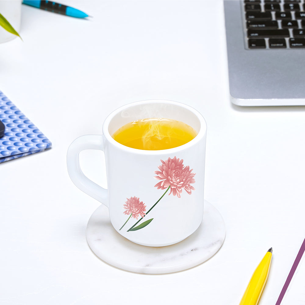 Larah by Borosil Nargis Mug Set, 320ml x 4