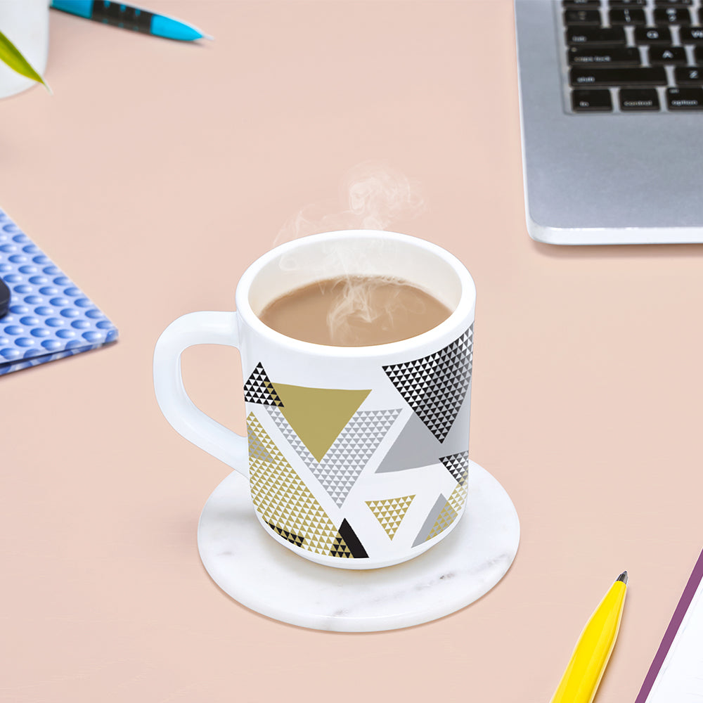 Larah by Borosil Nivaah Mug Set, 240ml x 2