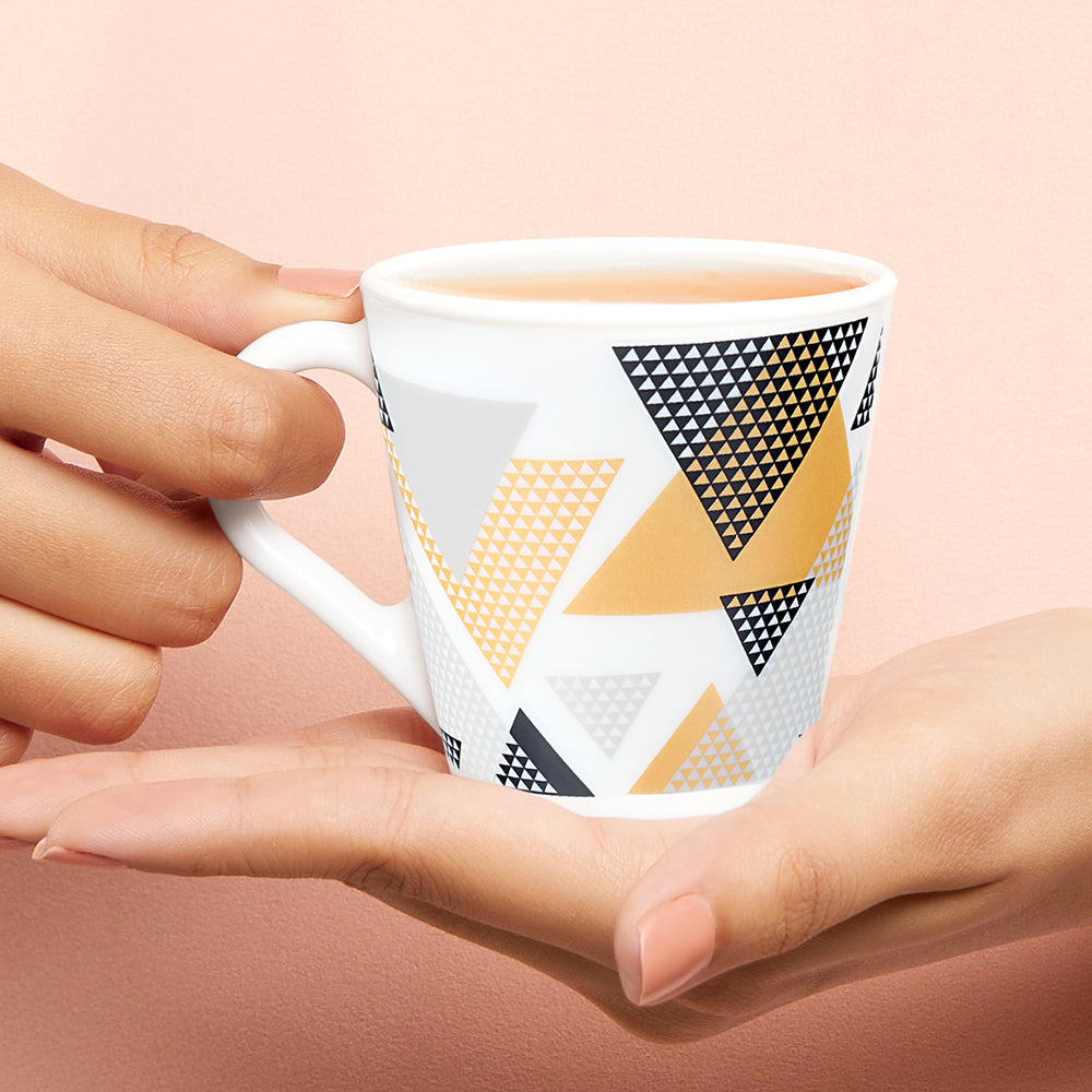 Larah by Borosil Novelty Nivaah Mug Set, 280ml x 2