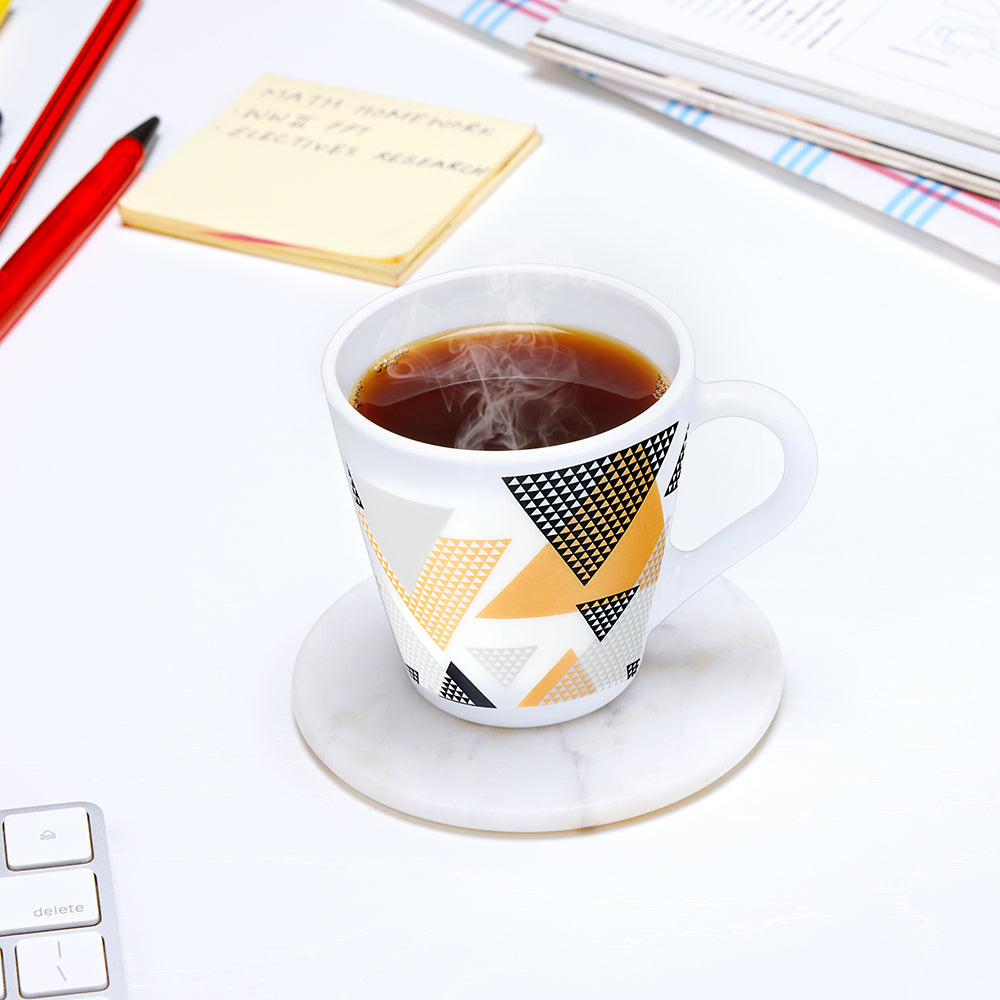 Larah by Borosil Novelty Nivaah Mug Set, 280ml x 2