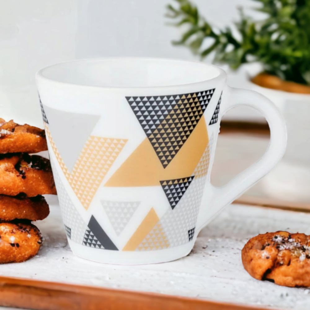 Larah by Borosil Novelty Nivaah Mug Set, 280ml x 2