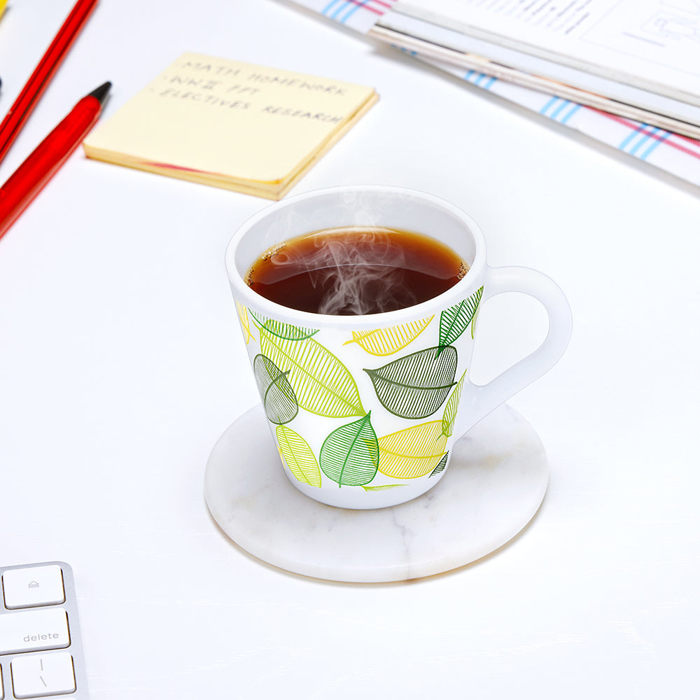 Larah by Borosil Novelty Noma Mug Set, 280ml x 4