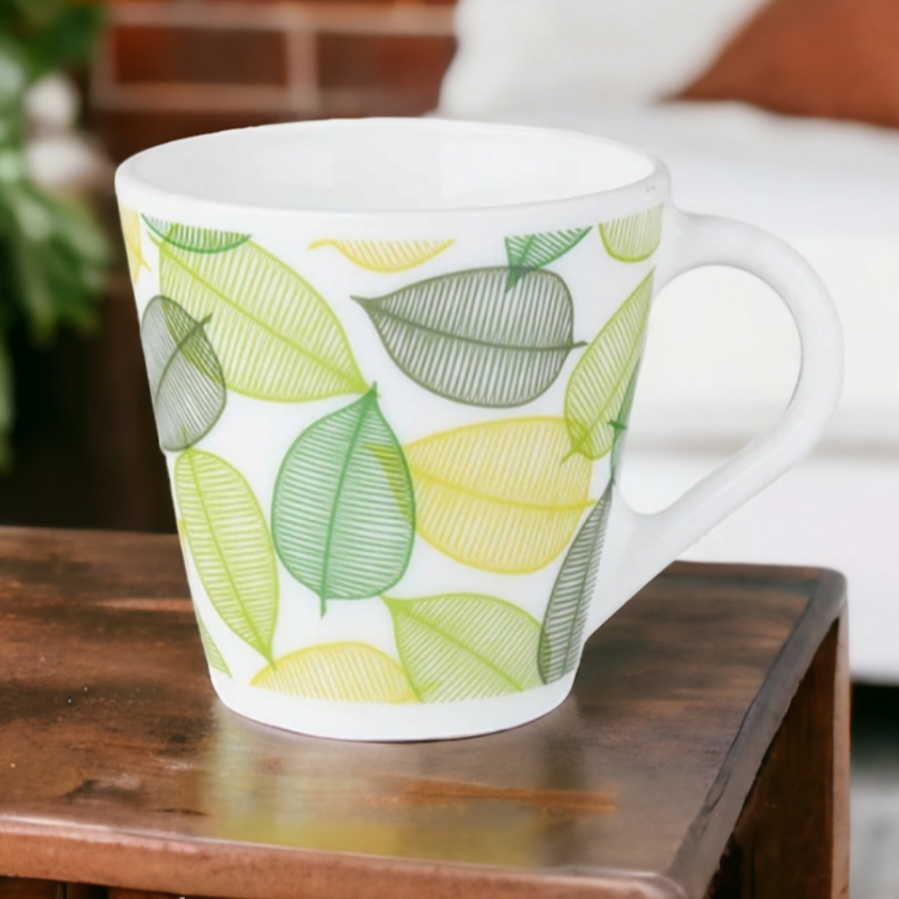 Larah by Borosil Novelty Noma Mug Set, 280ml x 4