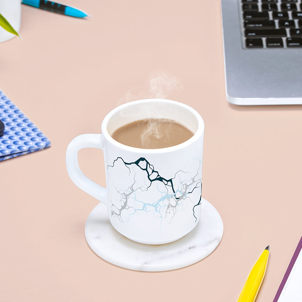 Larah by Borosil Sara Mug Set, 180ml x 6