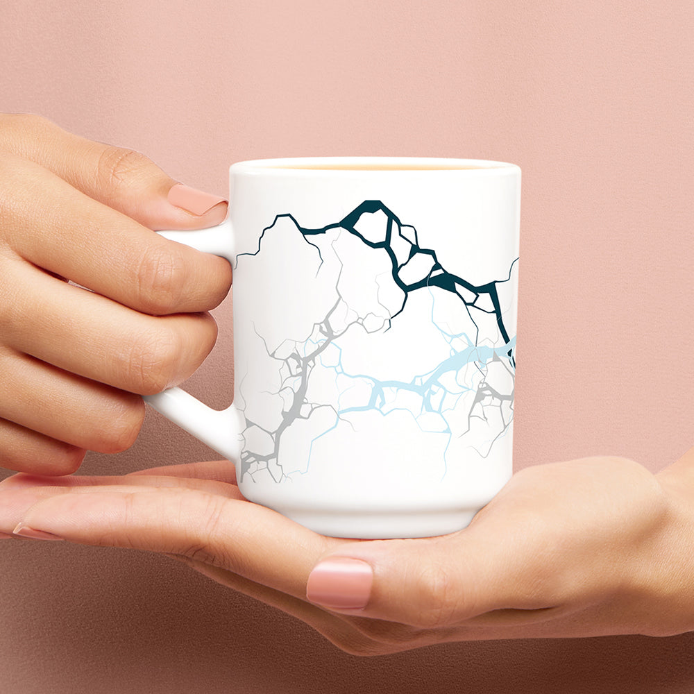 Larah by Borosil Sara Mug Set, 180ml x 6