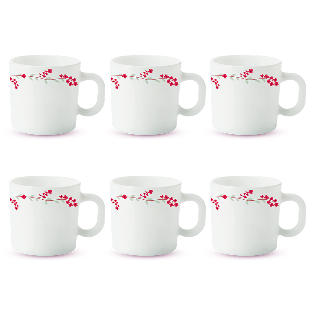 Larah by Borosil Verona Mug Set, 12 x 180ml