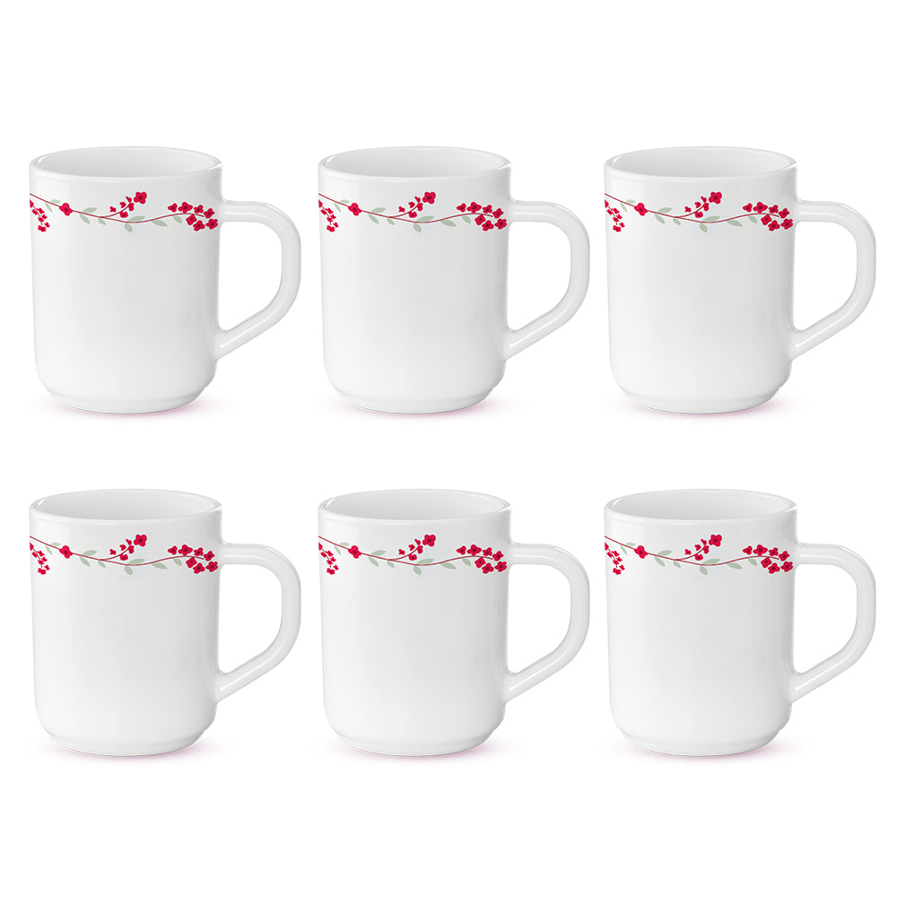 Larah by Borosil Verona Mug Set, 12 x 180ml