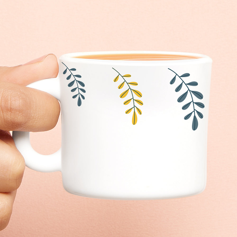 Larah by Borosil Niva Mug Set, 320ml x 4