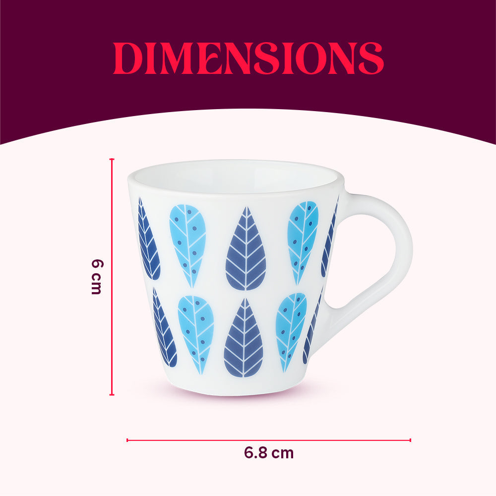 Larah by Borosil Novelty Fable Mug Set, 280ml x 2