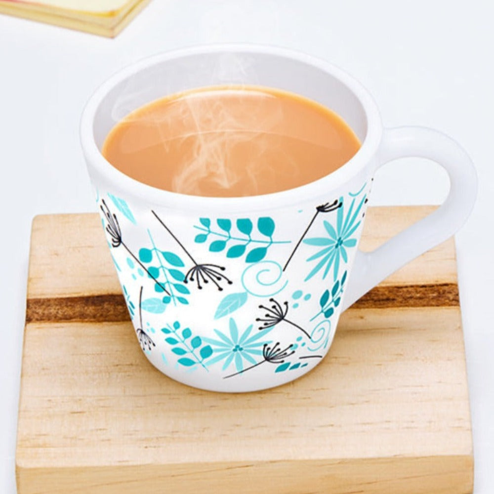 Larah by Borosil Novelty Stardust Mug Set, 280ml x 4