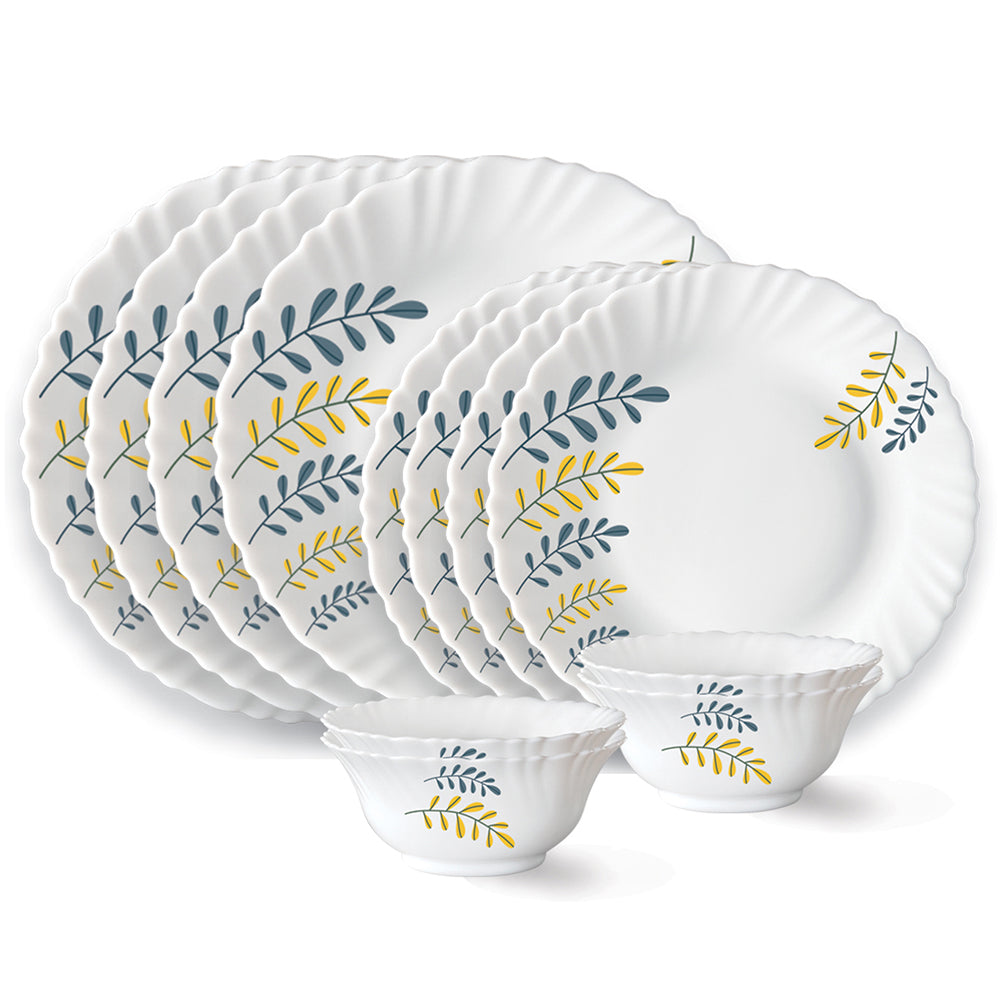Larah by Borosil Niva Dinner Set, 10 pc