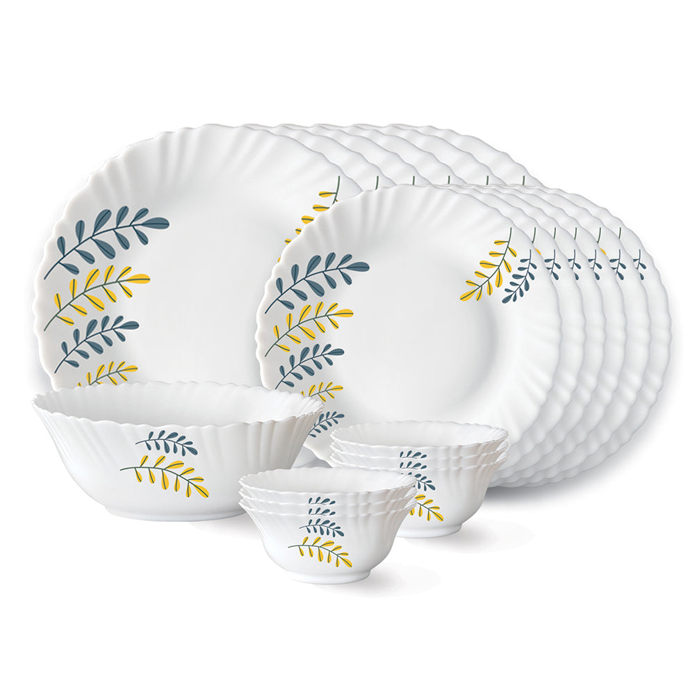 Larah by Borosil Niva Dinner Set, 10 pc