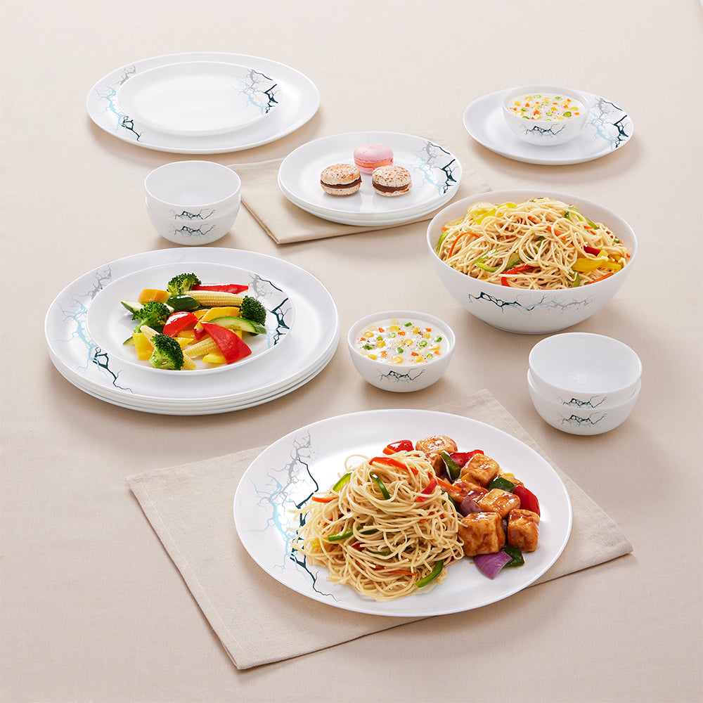 Larah by Borosil Sara Dinner Set, 10 pc