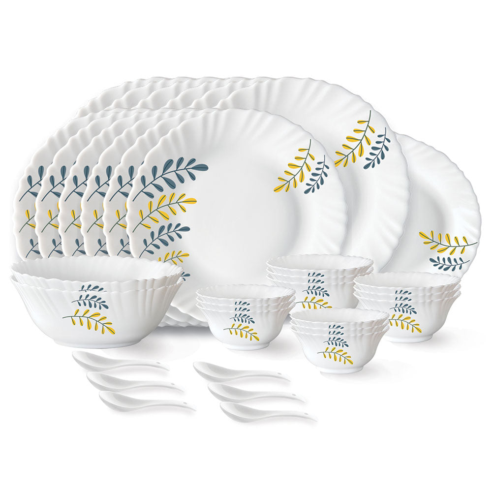 Larah by Borosil Niva Dinner Set, 10 pc