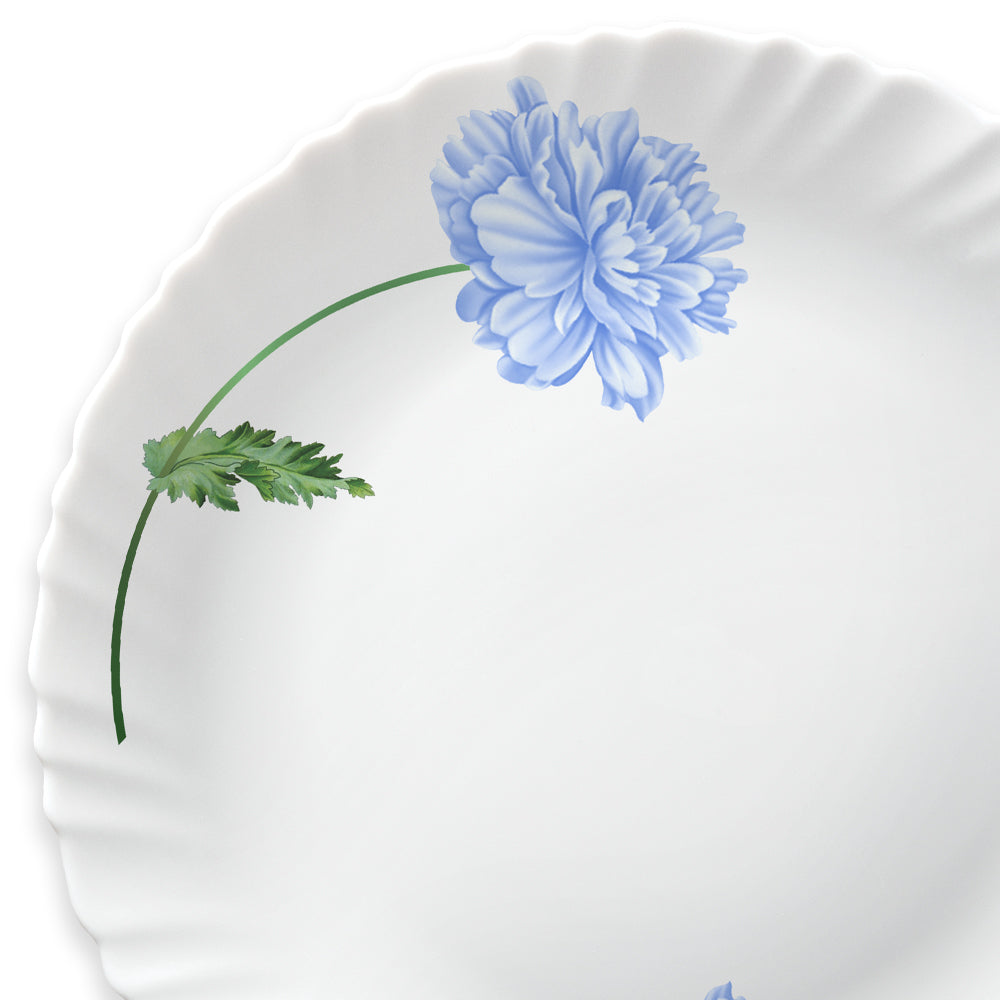 Larah by Borosil Blue Mist Dinner Set, 27 pc
