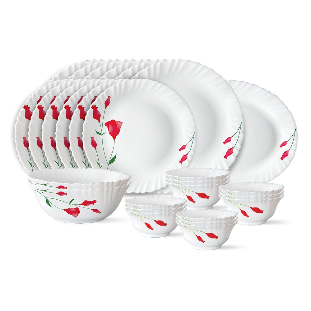 Larah by Borosil Diana Dinner Set, 12 pc
