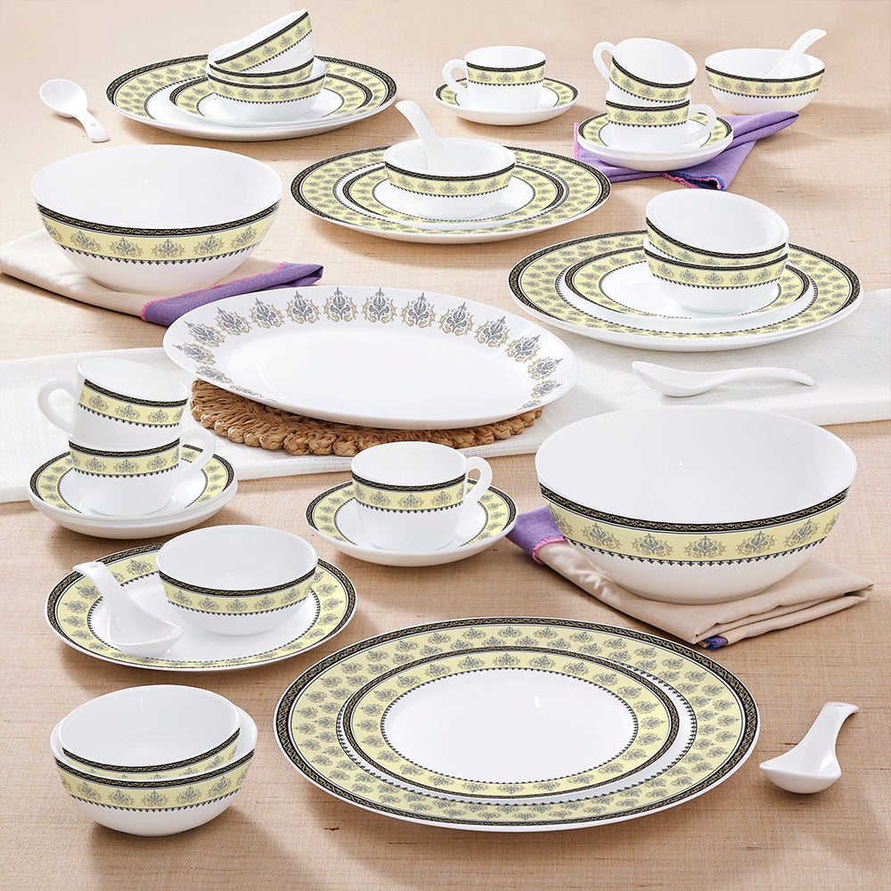 Larah by Borosil Amer Dinner Set, 44 pc