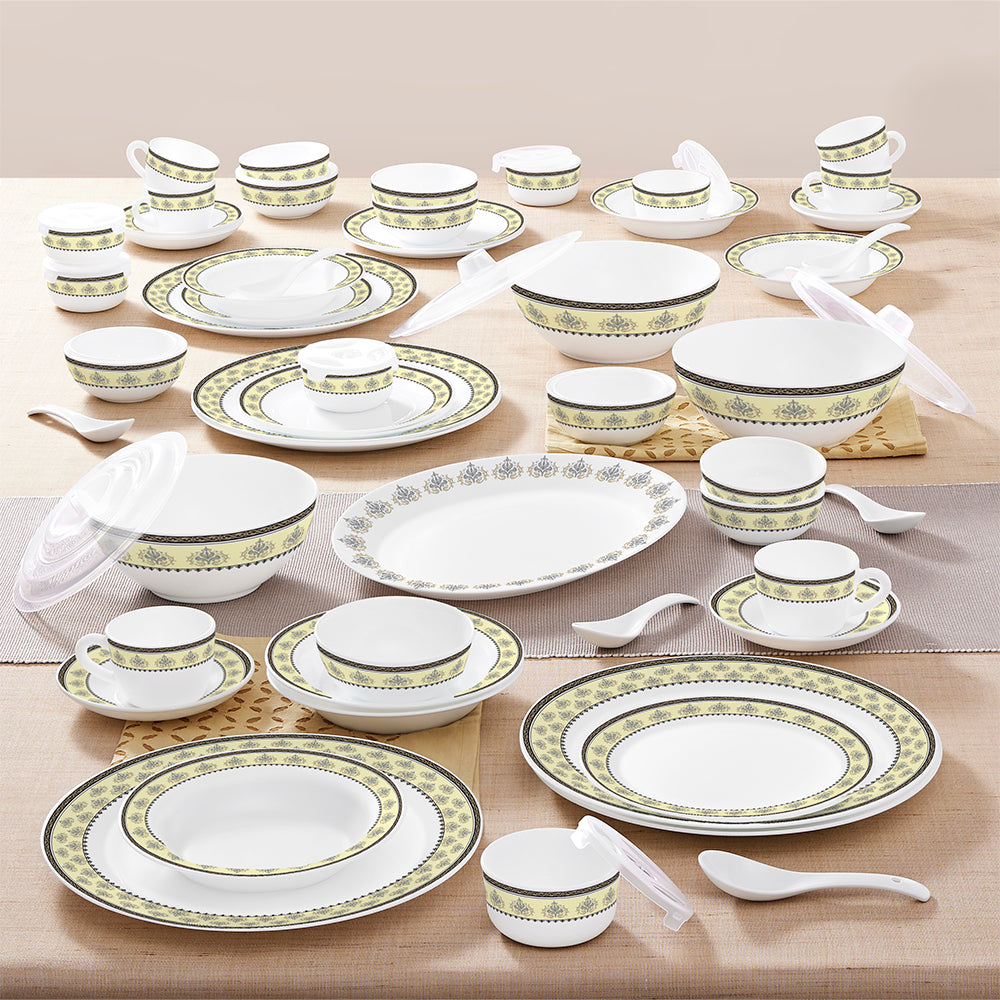 Larah by Borosil Amer Dinner Set, 44 pc
