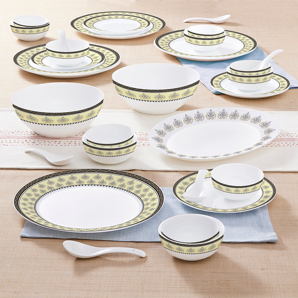 Larah by Borosil Amer Dinner Set, 44 pc